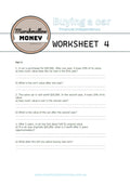 Worksheet titled 'Buying a car' from Marshmallow Money on a white background