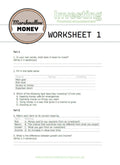 Worksheet titled 'Investing' from Marshmallow Money on a white background