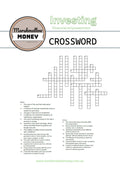 Crossword puzzle from Marshmallow Money on a white background